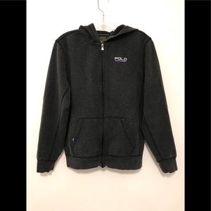 Polo Ralph Lauren boy’s youth hooded zip up jacket size large (14-16)